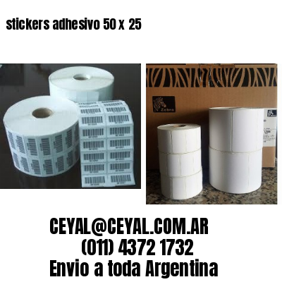 stickers adhesivo 50 x 25