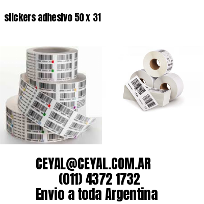 stickers adhesivo 50 x 31