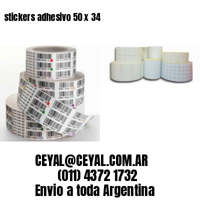 stickers adhesivo 50 x 34
