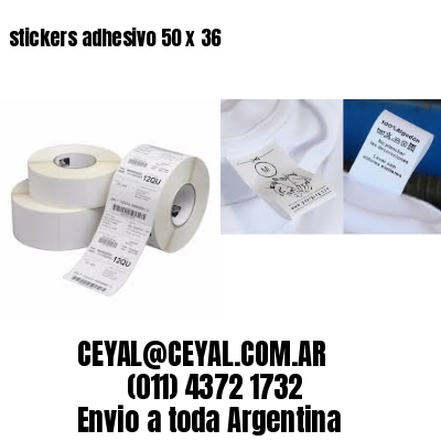 stickers adhesivo 50 x 36