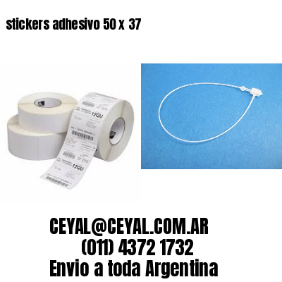 stickers adhesivo 50 x 37