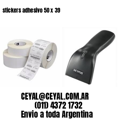 stickers adhesivo 50 x 39