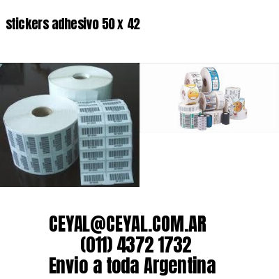 stickers adhesivo 50 x 42
