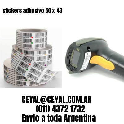 stickers adhesivo 50 x 43