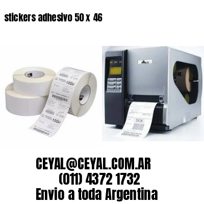 stickers adhesivo 50 x 46