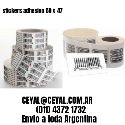 stickers adhesivo 50 x 47