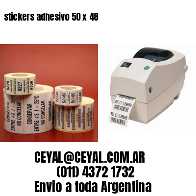 stickers adhesivo 50 x 48