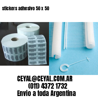 stickers adhesivo 50 x 50