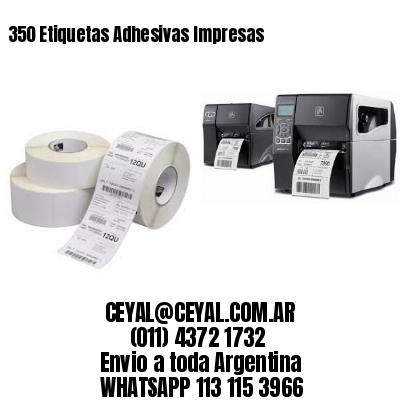350 Etiquetas Adhesivas Impresas