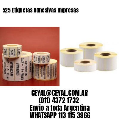 525 Etiquetas Adhesivas Impresas
