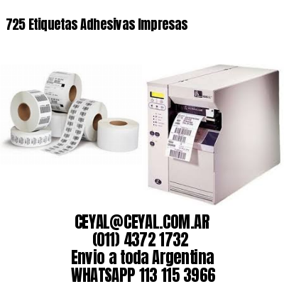 725 Etiquetas Adhesivas Impresas
