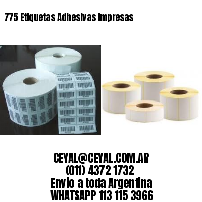 775 Etiquetas Adhesivas Impresas