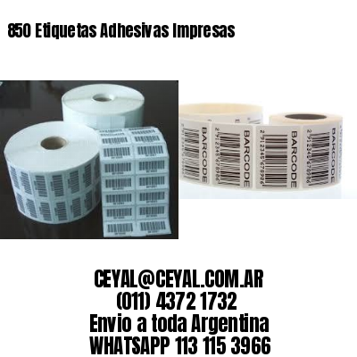 850 Etiquetas Adhesivas Impresas