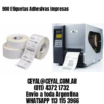 900 Etiquetas Adhesivas Impresas