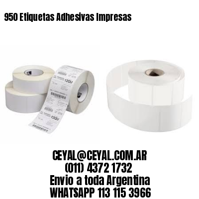 950 Etiquetas Adhesivas Impresas