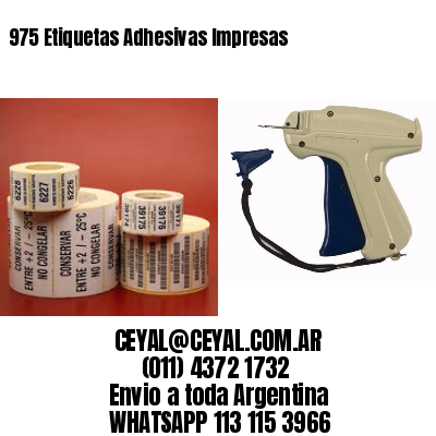 975 Etiquetas Adhesivas Impresas