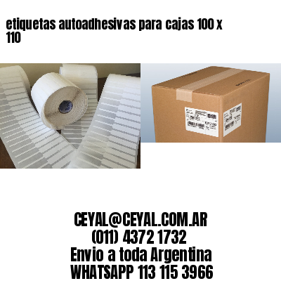 etiquetas autoadhesivas para cajas 100 x 110