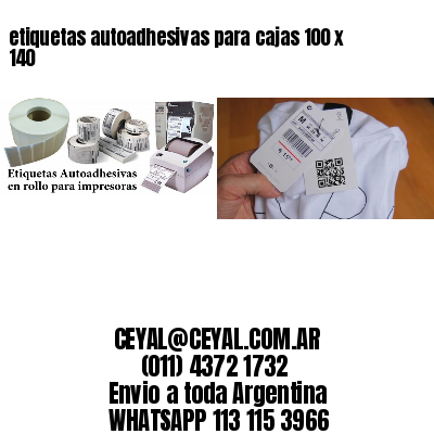 etiquetas autoadhesivas para cajas 100 x 140