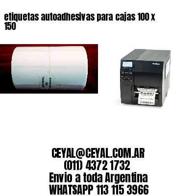 etiquetas autoadhesivas para cajas 100 x 150