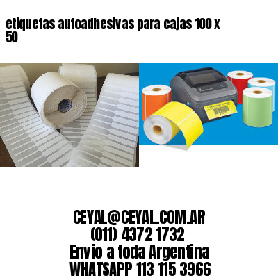 etiquetas autoadhesivas para cajas 100 x 50