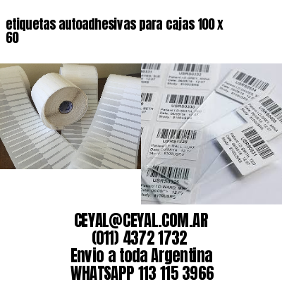 etiquetas autoadhesivas para cajas 100 x 60