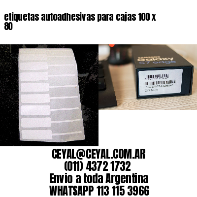 etiquetas autoadhesivas para cajas 100 x 80