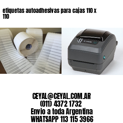 etiquetas autoadhesivas para cajas 110 x 110