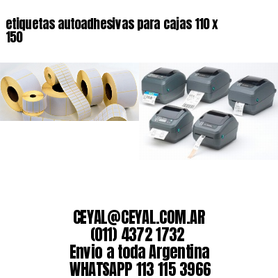 etiquetas autoadhesivas para cajas 110 x 150