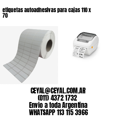 etiquetas autoadhesivas para cajas 110 x 70