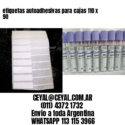etiquetas autoadhesivas para cajas 110 x 90