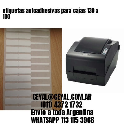 etiquetas autoadhesivas para cajas 130 x 100