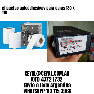 etiquetas autoadhesivas para cajas 130 x 110