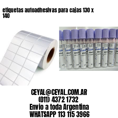etiquetas autoadhesivas para cajas 130 x 140