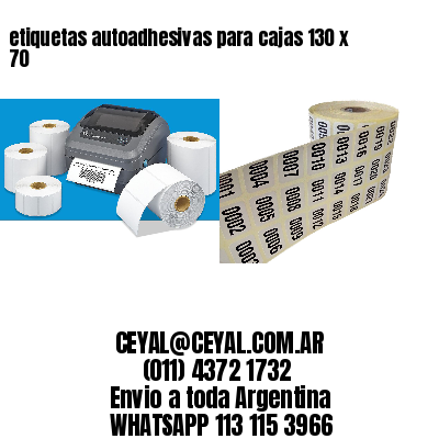 etiquetas autoadhesivas para cajas 130 x 70