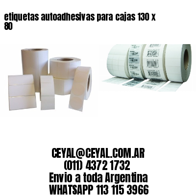 etiquetas autoadhesivas para cajas 130 x 80
