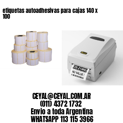 etiquetas autoadhesivas para cajas 140 x 100