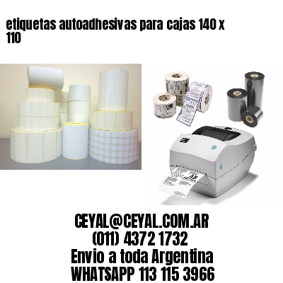etiquetas autoadhesivas para cajas 140 x 110