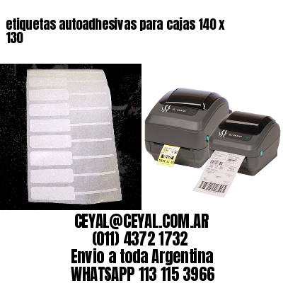 etiquetas autoadhesivas para cajas 140 x 130
