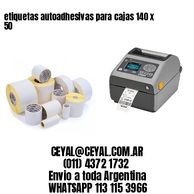 etiquetas autoadhesivas para cajas 140 x 50