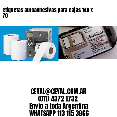etiquetas autoadhesivas para cajas 140 x 70
