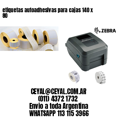 etiquetas autoadhesivas para cajas 140 x 80