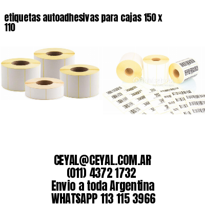 etiquetas autoadhesivas para cajas 150 x 110