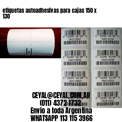 etiquetas autoadhesivas para cajas 150 x 130