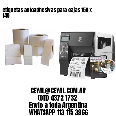 etiquetas autoadhesivas para cajas 150 x 140