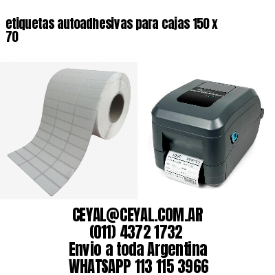 etiquetas autoadhesivas para cajas 150 x 70
