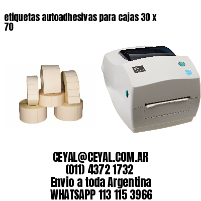 etiquetas autoadhesivas para cajas 30 x 70