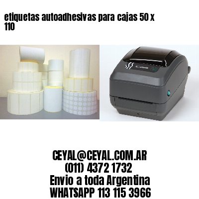 etiquetas autoadhesivas para cajas 50 x 110