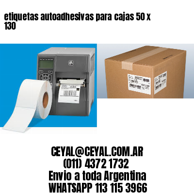 etiquetas autoadhesivas para cajas 50 x 130