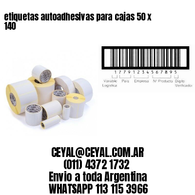 etiquetas autoadhesivas para cajas 50 x 140