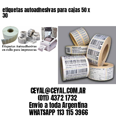 etiquetas autoadhesivas para cajas 50 x 30